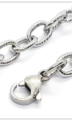 8.0羅紋鋼鍊(75cm)