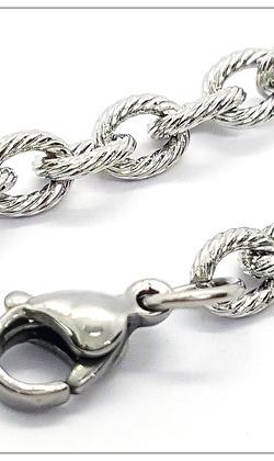 6.0羅紋鋼鍊(75cm)