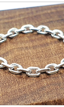 角鍊戒(2mm寬，925銀，客製化商品)