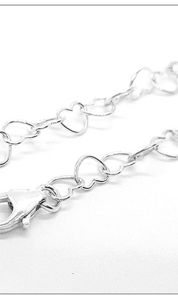 925銀心形鍊(40cm)