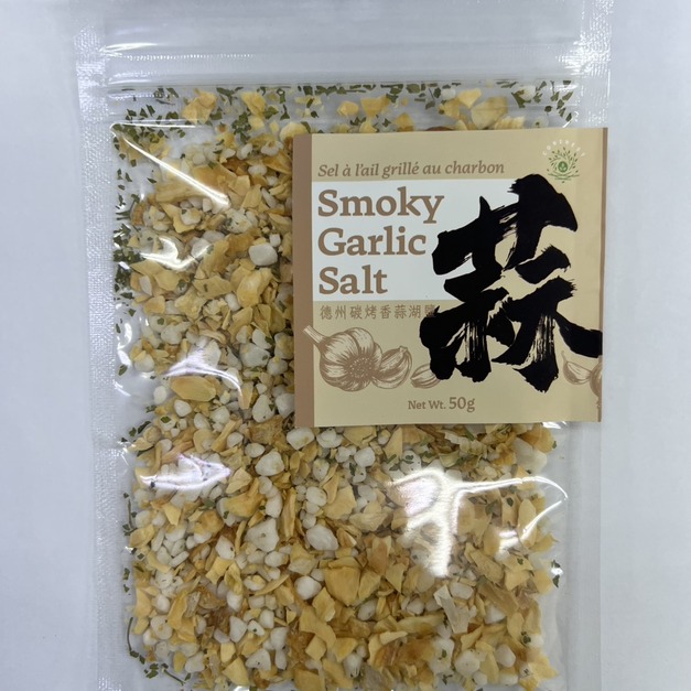 德州碳烤香蒜湖鹽(50g)