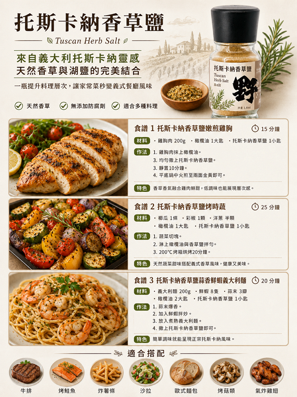 托斯卡納香草鹽