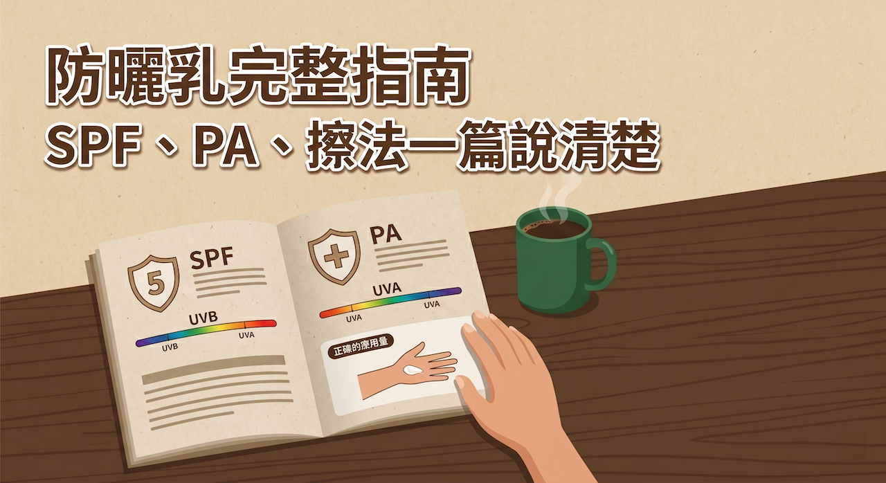 防曬乳怎麼選？SPF、PA、物理化學差異、正確擦法，一篇說清楚