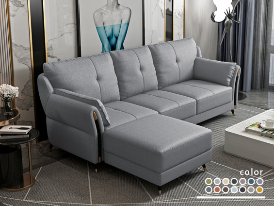 IDEA | 輕奢 | 小L型沙發