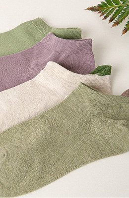 Cover腳後跟短襪 /四色