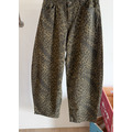 抓痕豹紋彎刀寬褲 /二色_19