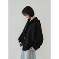 超質感弧形斜口袋外套 /四色_35