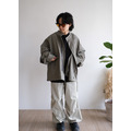 低調變形蟲短版立領外套 /二色_8