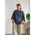 軟捲邊Oversize TEE /三色_1