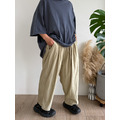 大友善涼到底薄尼龍寬褲 /三色_7