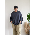 軟捲邊Oversize TEE /三色_2