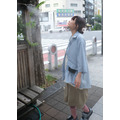 通透的世界大寬鬆襯衫 /二色_1