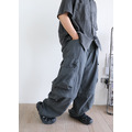 鶴賀哈西！快使用雙節工裝褲 /二色