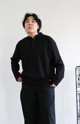 為人正直小立領Tee /三色