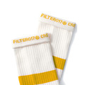Striped Crew Socks 靛藍/黃/綠 - 條紋針織運動襪 FILTER017聯名款 (三入組)_9