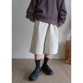 石磨滑嫩畫線七分褲 / 五色