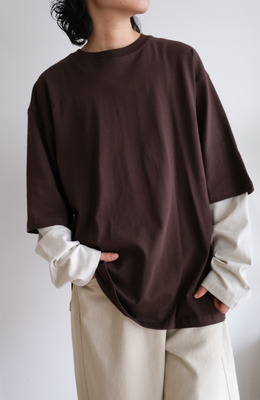 少年感假兩件薄長袖 /三色