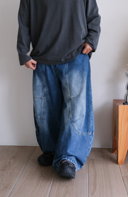 Wide Balloon半弧氣球寬褲 /二色