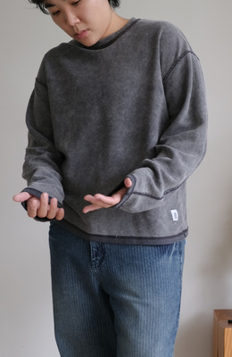 華夫格+水洗面雙擁有長袖T /二色