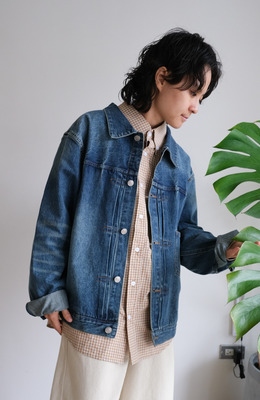 玩世不恭刷色牛仔外套 /二色