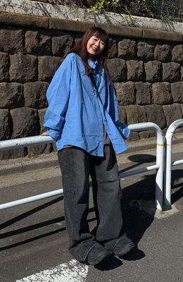 水水弧度Oversize大襯衫 /四色