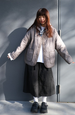 薄日葫蘆格紋外套 /四色