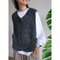 Q毛毛木扣短背心 /三色_11