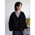 短短日系雙口刷毛無領外套 /四色_17