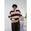 老學院派條紋POLO毛衣 /三色_13