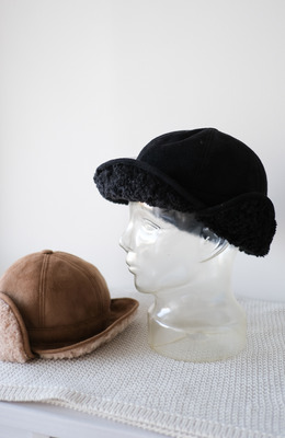 暖日折耳羊羔帽 /二色