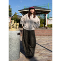 順身波長寬寬褲 /三色_1