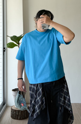 推！高磅每日穿短版素TEE /四色