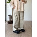 輕裝弧線筒型工作褲 /五色_7