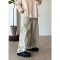 輕裝弧線筒型工作褲 /五色_9