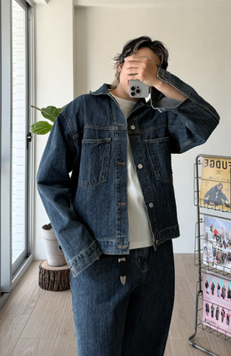 給他100分麻線感牛仔外套 /二色