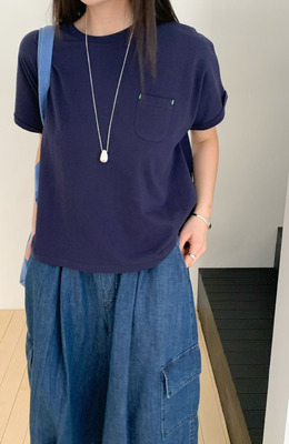 方方正正小口袋TEE /五色