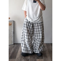 大透氣格子寬褲 /二色_12