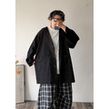 無領大師級罩衫外套