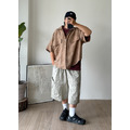 BIG泡泡紗條紋圖騰大衫 /二色_3