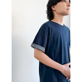 手袖翻換一件短袖Tee /二色