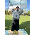霧十字格紋工裝透氣短外套 /二色_2