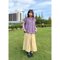 懸日明線寬長裙 /二色_4