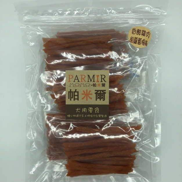 帕米爾-香醇雞肉胡蘿蔔條棒480g