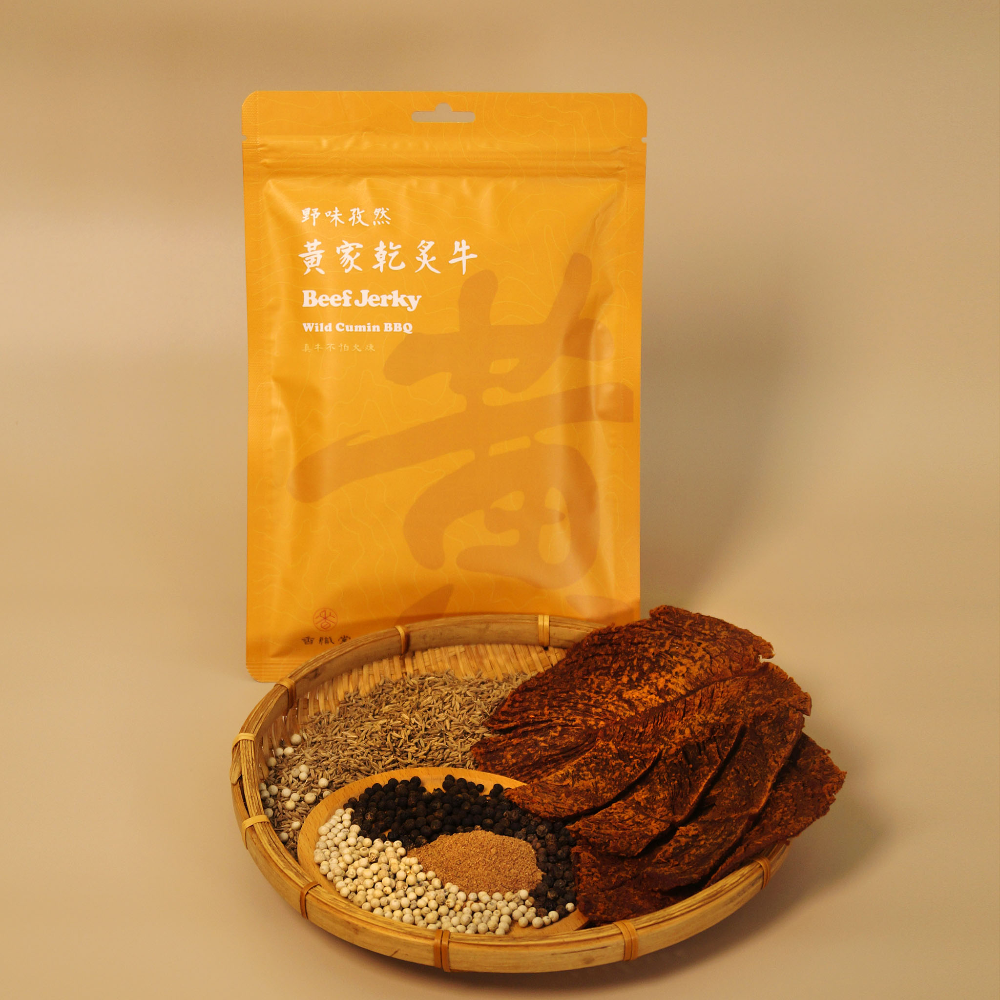 香織堂 黃家乾炙牛 野味孜然-牛肉乾條