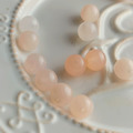 天然石 東陵玉 純天然 粉東陵手珠 條珠 圓珠 飾品diy_3