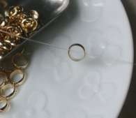 14K 18k 保色金珠圓圈 串珠圈 包金配件 對孔圈 diy配件 直孔外圈直径diy配件 材料包