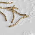 14k 包金 曲線S形彎管 彎管 飾品配件 長3mm*寬1.8mm/2入_1