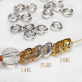 包金保色隔片 歐式花紋隔片 隔片 飾品材料 4mm/6mm 三色 14K 18K 亮銀_1