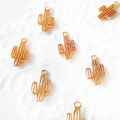 14K 包金保色 吊墜 仙人掌吊墜 飾品配件 包金配件 DIY飾品_1