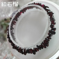 隨形水晶 碎石 彈性手鍊 多款可選 金髮晶 紅石榴 骨幹 透輝石 灰月光_6